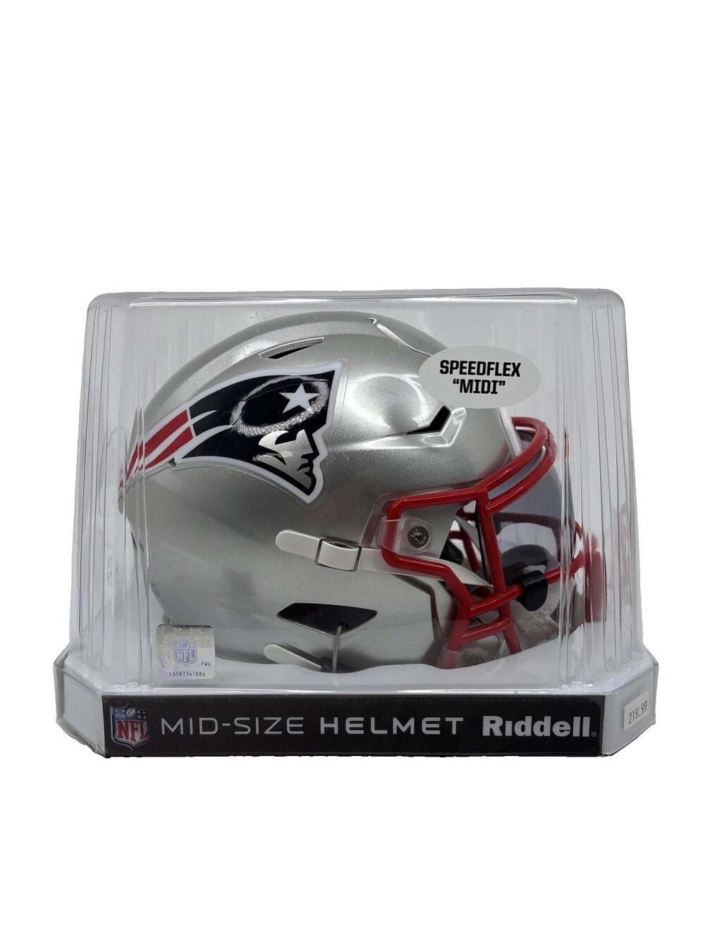 New England Patriots Mid Sized SpeedFlex NFL Helmet MIDI SpeedFlex Brand New